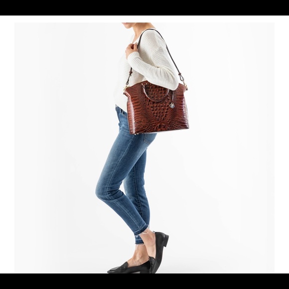 NWT Brahmin Lazuli Large duxbury leather satchel - Picture 5 of 8